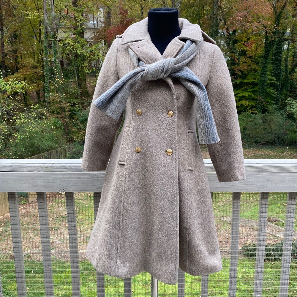 Vintage 70s UnionLabel Rothschild Swing Coat Scarf